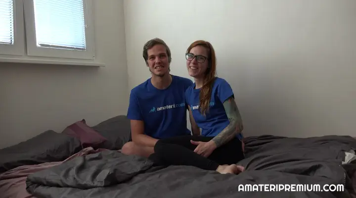 체코의 아마추어 커플 알렉스와 오타