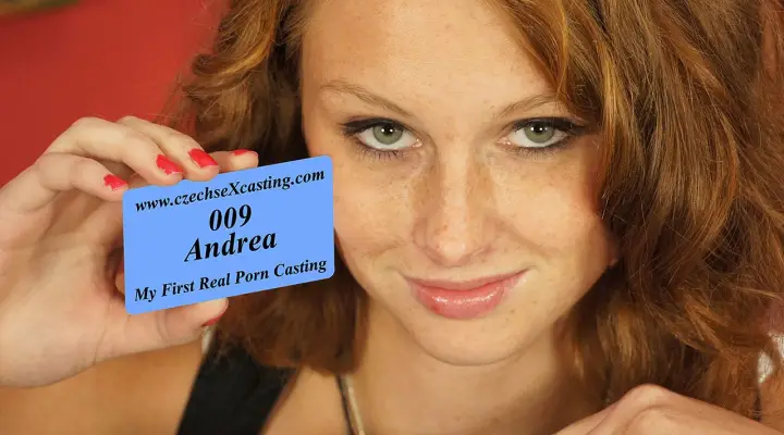 Andrea pirmasis tikrasis pornografijos kastingas