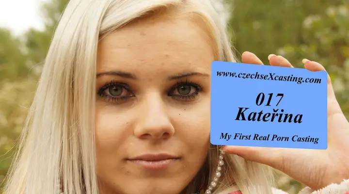 Sexy Katerina første ekte pornocasting