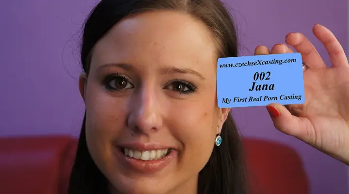 Jana eerste echte porno casting