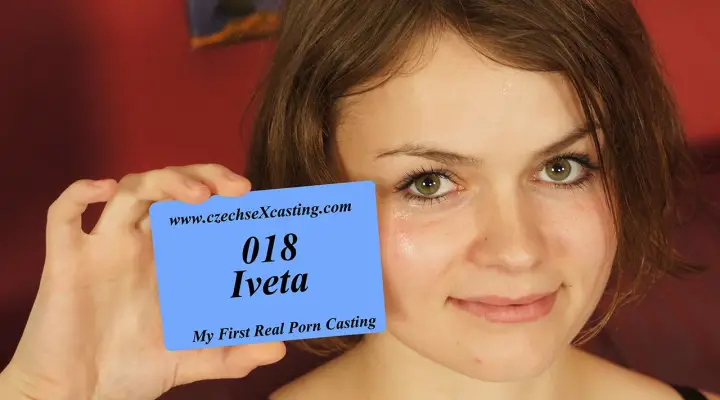 Lieve 18-jarige Iveta en haar eerste pornocasting