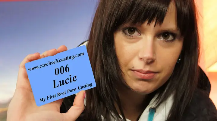 Lucie eerste echte porno casting