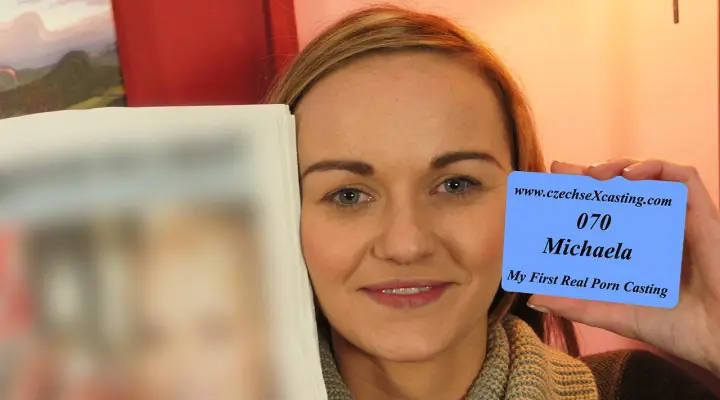 O primeiro casting porno da Michaela