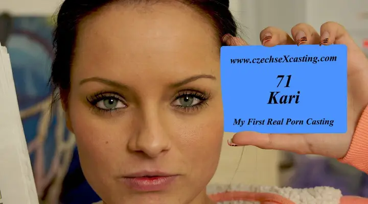 Kari la primul ei casting porno