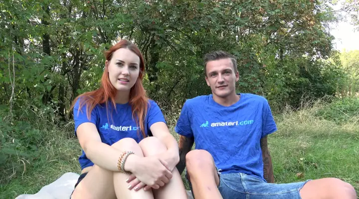 Çek amatör zencefil Charli Red